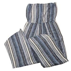 Anthropologie DREQ Strapless Jumpsuit, Size Small